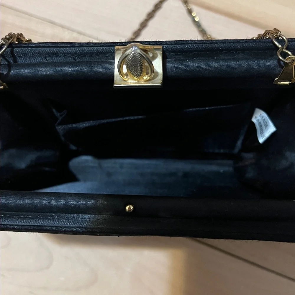 Elegant Vintage Black Evening Crossbody/Clutch - Picture 13 of 17